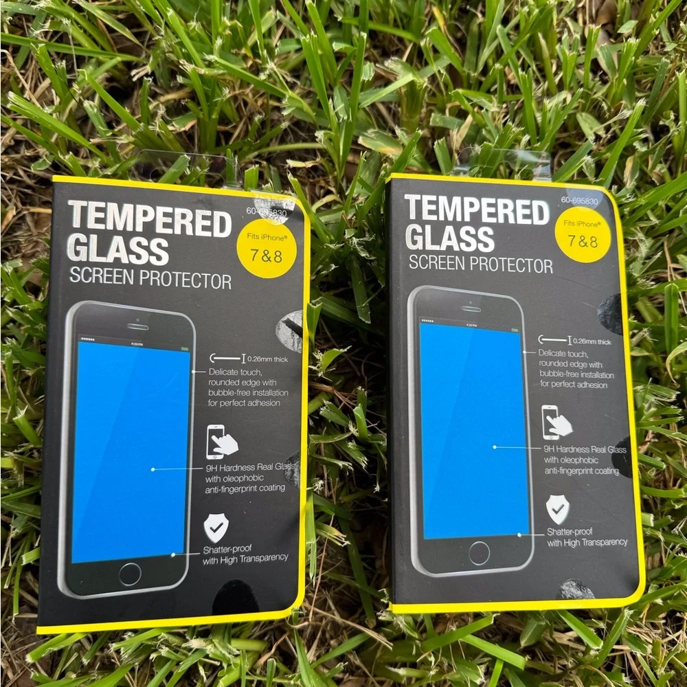 Tempered Glass Screen Protector for iPhone 7 & 8 - Black